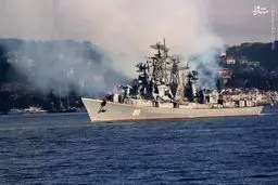 ناوگان جنگی روسیه در راه سوریه+تصاویر