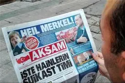 روزنامه ترکیه‌ای مرکل را به هیتلر تشبیه کرد