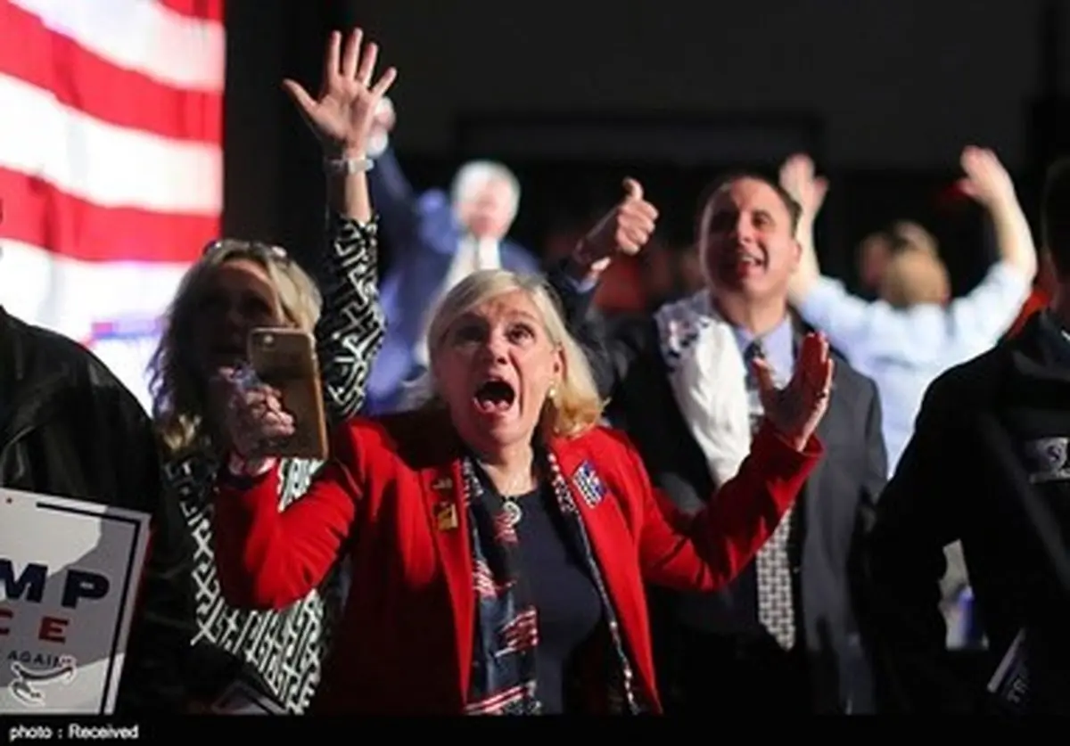 اشکها و لبخندها پس از پیروزی ترامپ/تصاویر