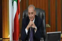 رئیس پارلمان لبنان پیروزی روحانی را تبریک گفت
