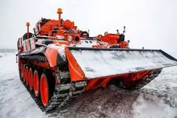 زره پوش برف‌روب / عکس