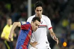 جواد نکونام در کنار اسطوره باشگاه بارسلونا +عکس