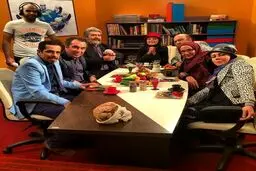 انصاری، دولتشاهی، رضویان، صبوری، روحانی و... در پشت صحنه «سیگنال موجود است»
