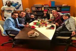 انصاری، دولتشاهی، رضویان، صبوری، روحانی و... در پشت صحنه «سیگنال موجود است»
