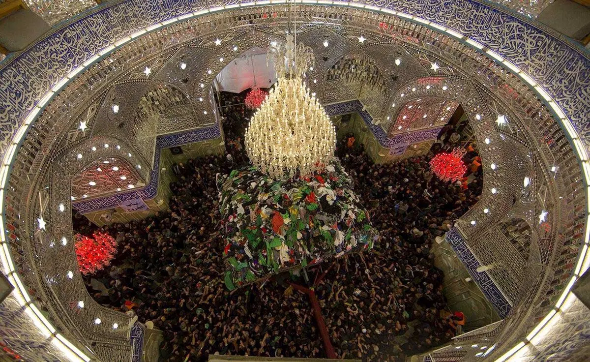 نمایی زیبا از حرم حضرت عباس(ع)/عکس