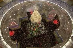 نمایی زیبا از حرم حضرت عباس(ع)/عکس