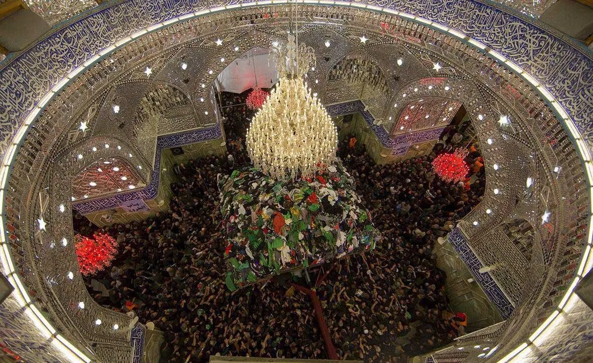 نمایی زیبا از حرم حضرت عباس(ع)/عکس
