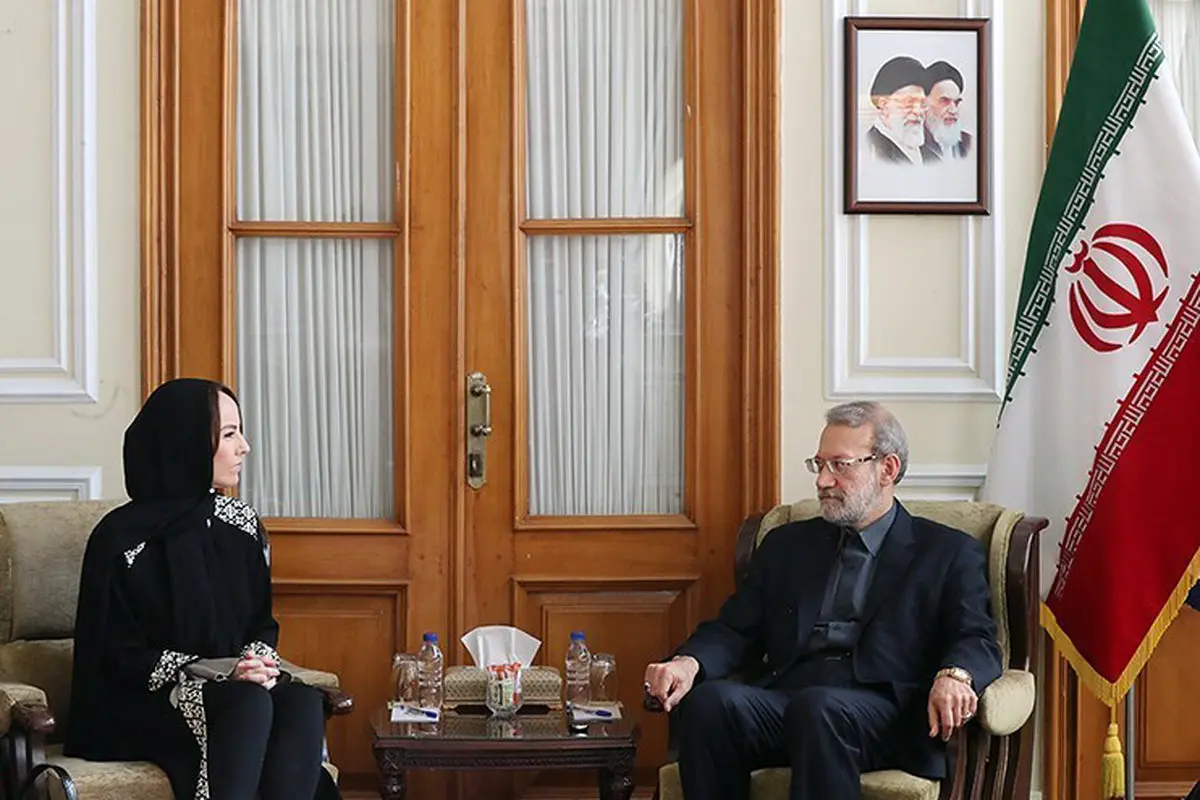 رئیس اتحادیه جهانی بین‌المجالس با علی لاریجانی دیدار کرد