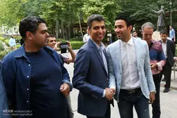 تصاویر رونمایی از کتاب عادل فردوسی پور