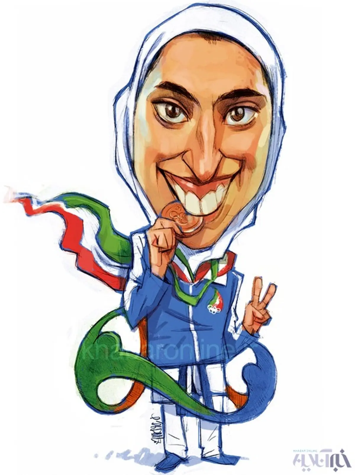 کیمیا خانوم/کاریکاتور