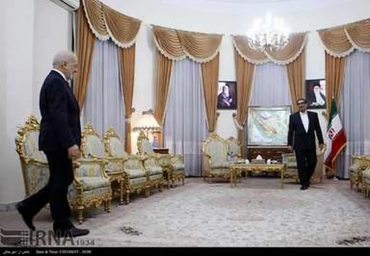 دیدار وزیر خارجه عراق با شمخانی/ تصاویر