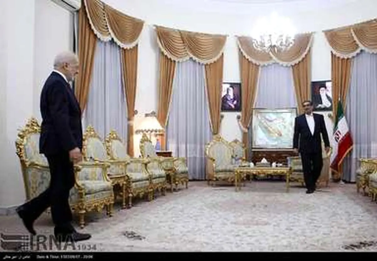 دیدار وزیر خارجه عراق با شمخانی/ تصاویر