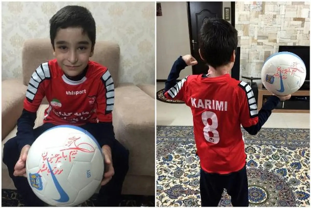 اقدام خیرخواهانه و قابل تقدیر علی کریمی + عکس