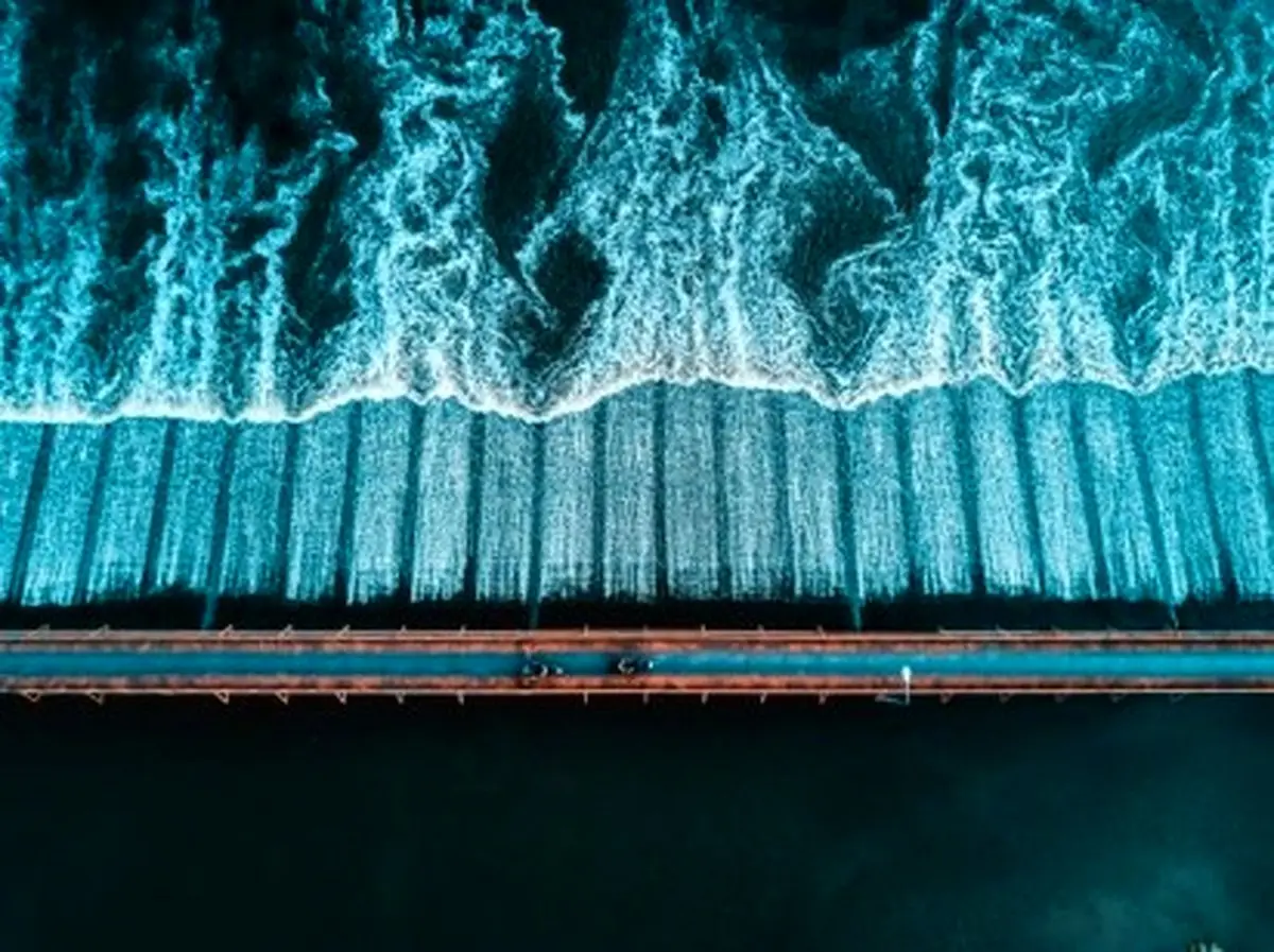 عکس / تلاقی رودخانه و پل در عکس روز نشنال جئوگرافیک