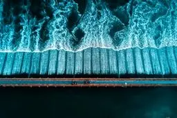 عکس / تلاقی رودخانه و پل در عکس روز نشنال جئوگرافیک