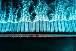 عکس / تلاقی رودخانه و پل در عکس روز نشنال جئوگرافیک