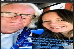 عکس سلفی شفر و دخترش پس از تساوی در امارات