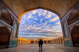 نمای دیدنی از داخل مسجد جامع کبیر یزد/ عکس