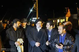 حضور تولیت آستان قدس رضوی در میان زائران پیاده‌ مشهد/تصاویر