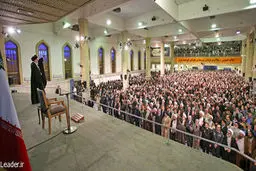 تصاویر دیدار مردم آذربایجان شرقی با رهبر انقلاب