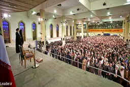 تصاویر دیدار مردم آذربایجان شرقی با رهبر انقلاب