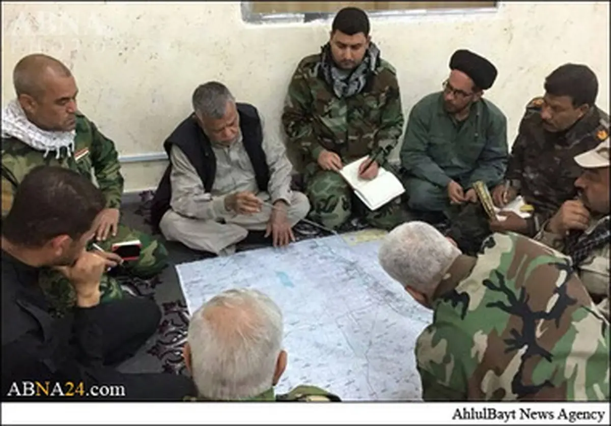 تصاویر حضور رئیس سازمان بدر در عملیات تکریت