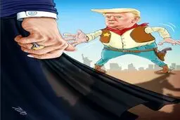 دوئل ترامپ و روحانی در سازمان ملل / کاریکاتور
