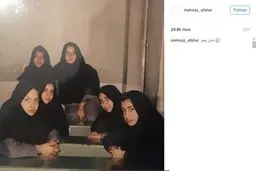 مهناز افشار در لباس مدرسه!/عکس