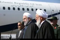 حواشی ورود روحانی به یزد/ تصاویر