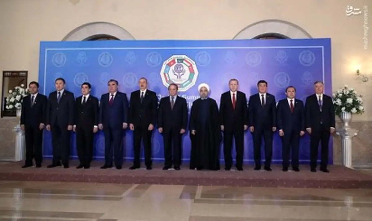 عکس یادگاری سیزدهمین اجلاس اکو