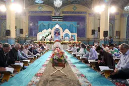 عکس/ آیین جزءخوانی قرآن کریم در یزد
