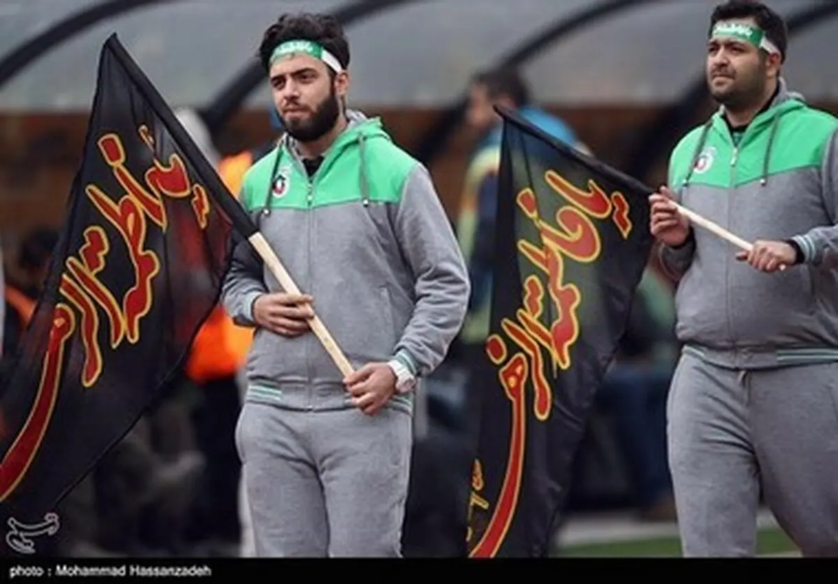 ورزشگاه آزادی دقایقی قبل از آغاز دربی/تصاویر