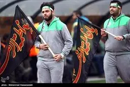 ورزشگاه آزادی دقایقی قبل از آغاز دربی/تصاویر