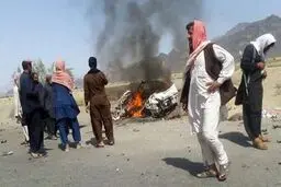 تصاویری از ترور رهبر طالبان