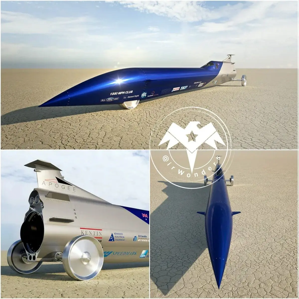 سریع‌ترین خودروی جهان ساخته شد! +عکس