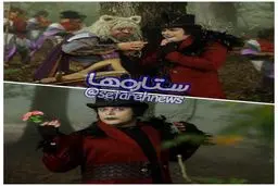 تصویری از گریم عجیب و غریب پژمان بازغی