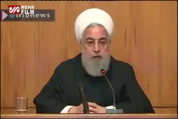 ببینید/ روحانی: با چاقوکش مذاکره نمی‌کنیم