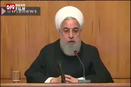ببینید/ روحانی: با چاقوکش مذاکره نمی‌کنیم