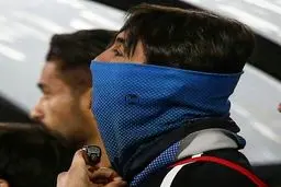 ۵۷۵۲ صلوات مهدی رحمتی روی نیمکت استقلال/عکس