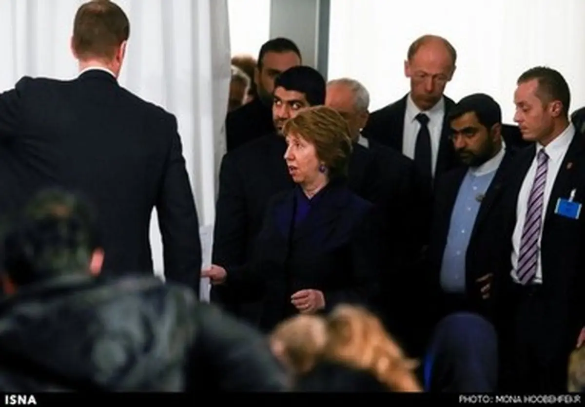 نشست خبری ظریف و اشتون و کری/ تصاویر