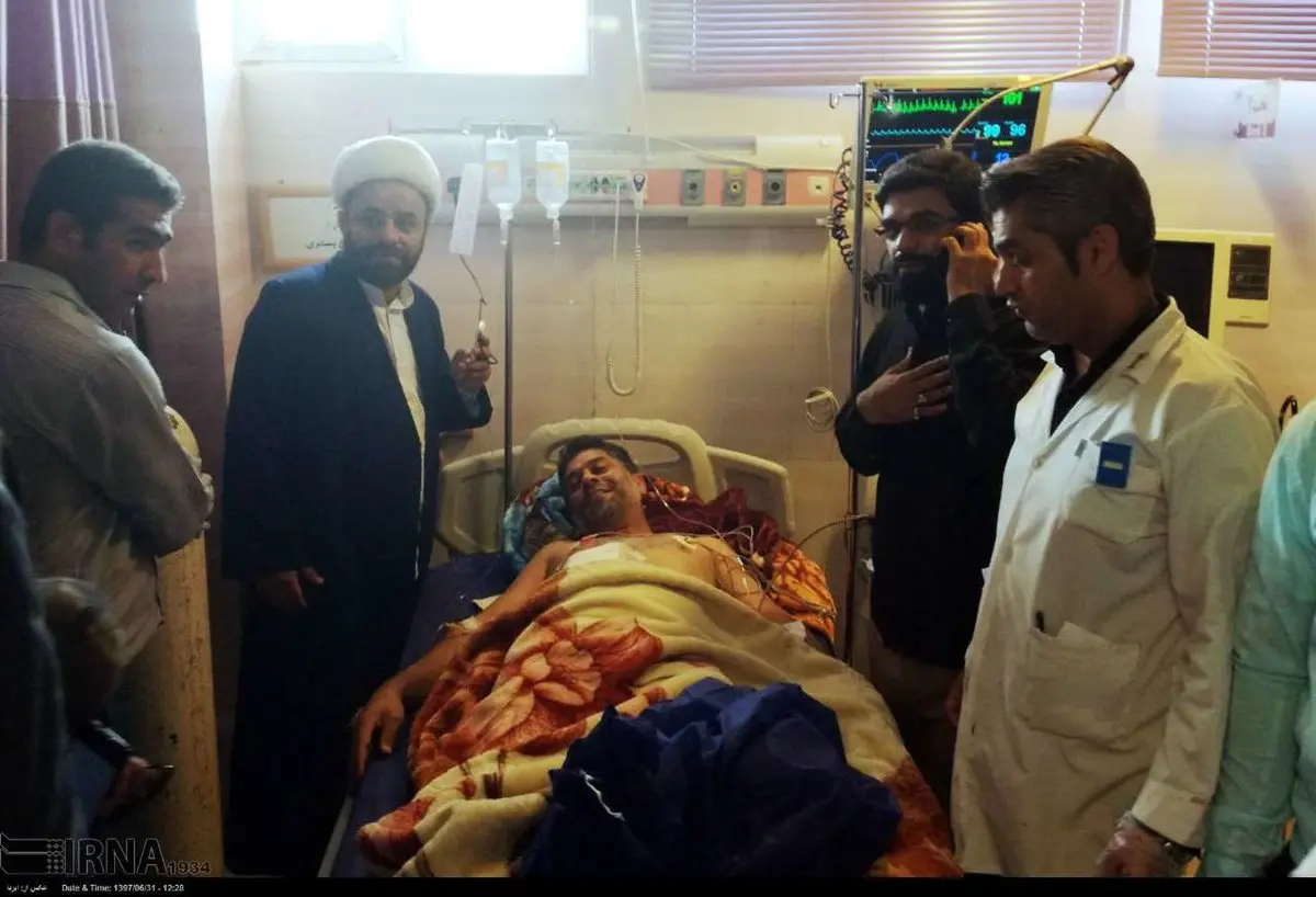 مجروحان حادثه تروریستی اهواز / تصاویر