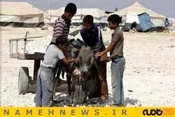 تصاویری از زندگی پناهندگان سوری در اردن