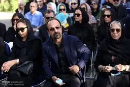 وداع اصغر فرهادی و نیکی کریمی با کیارستمی/ عکس