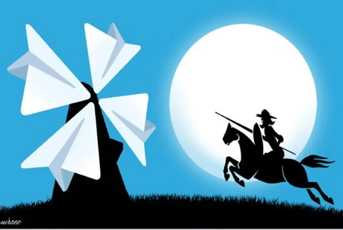 کاریکاتور/ حمله به تلگرام!