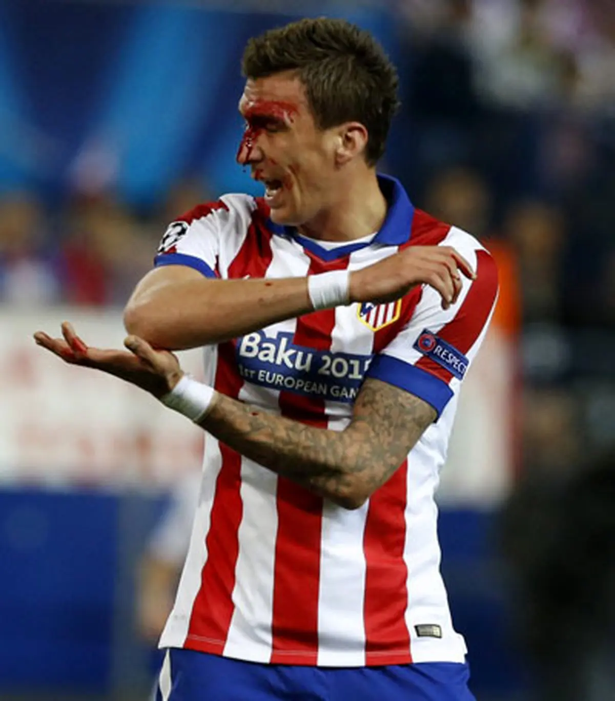 خون و خونریزی در دربی مادرید + عکس