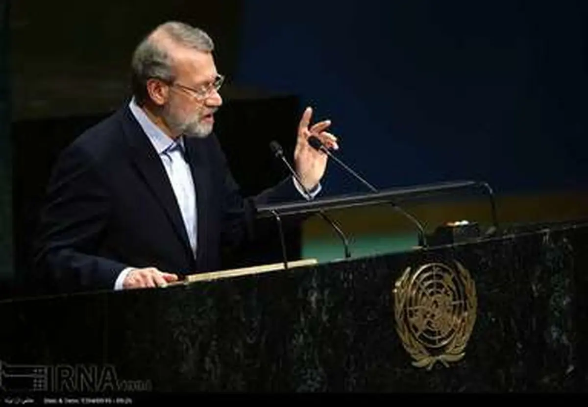سخنرانی رییس مجلس شورای اسلامی در سازمان ملل/تصاویر