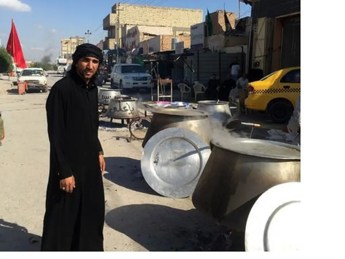 بازيکن عراقي استقلال نذرش را ادا کرد (عکس)