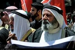 راهپیمایی شصت و هفتمین سالگرد «روز نکبت»/تصاویر