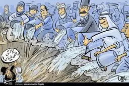 کاریکاتور/ چالش‌ ضروری سطل آب