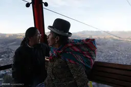 سیستم حمل نقل هوایی کابلی در بولیوی (عکس)